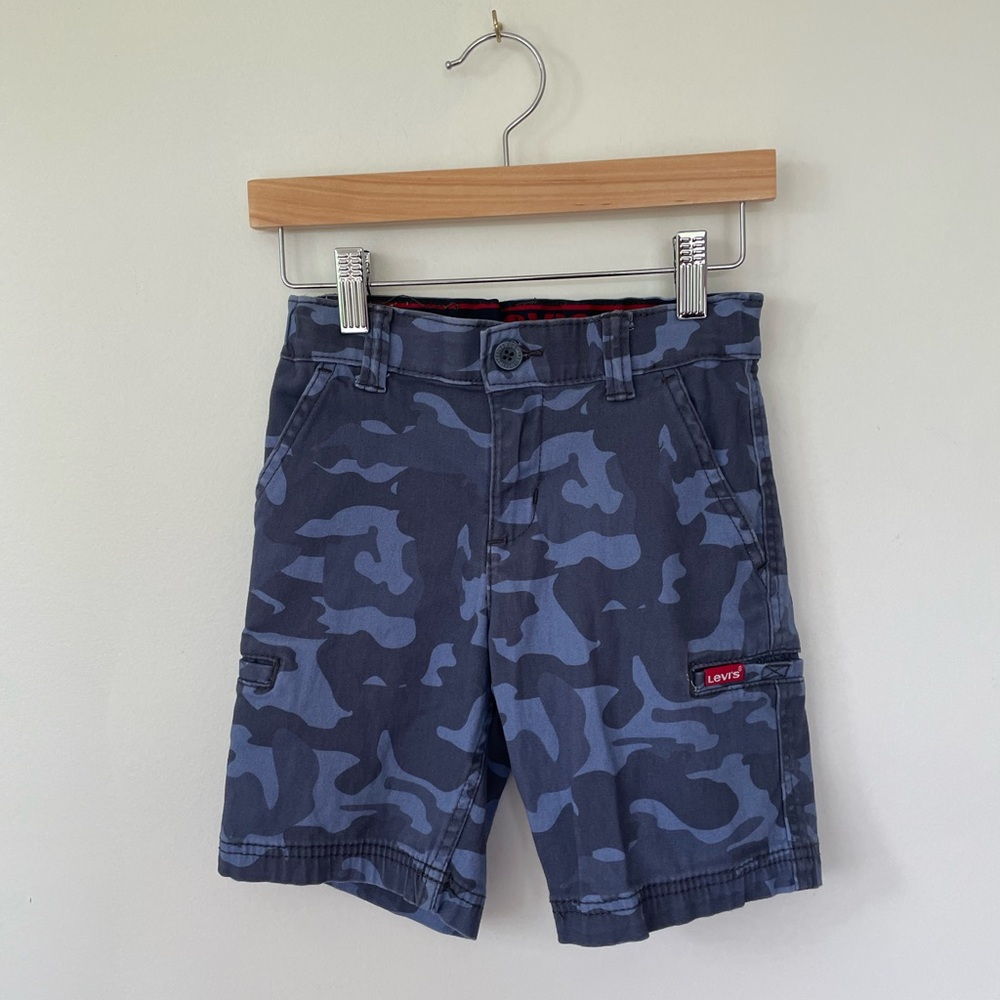 Levi's Blue Camo Cargo Shorts